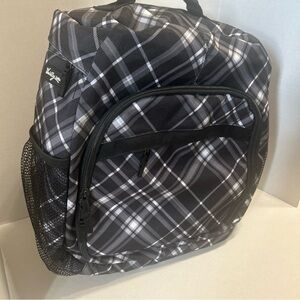 Thirty-One Plaid Black and White Backpack -Sling